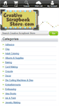 Mobile Screenshot of creativescrapbookstore.com